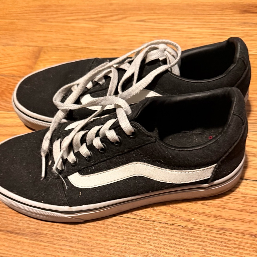 Vans Black and White Sneakers